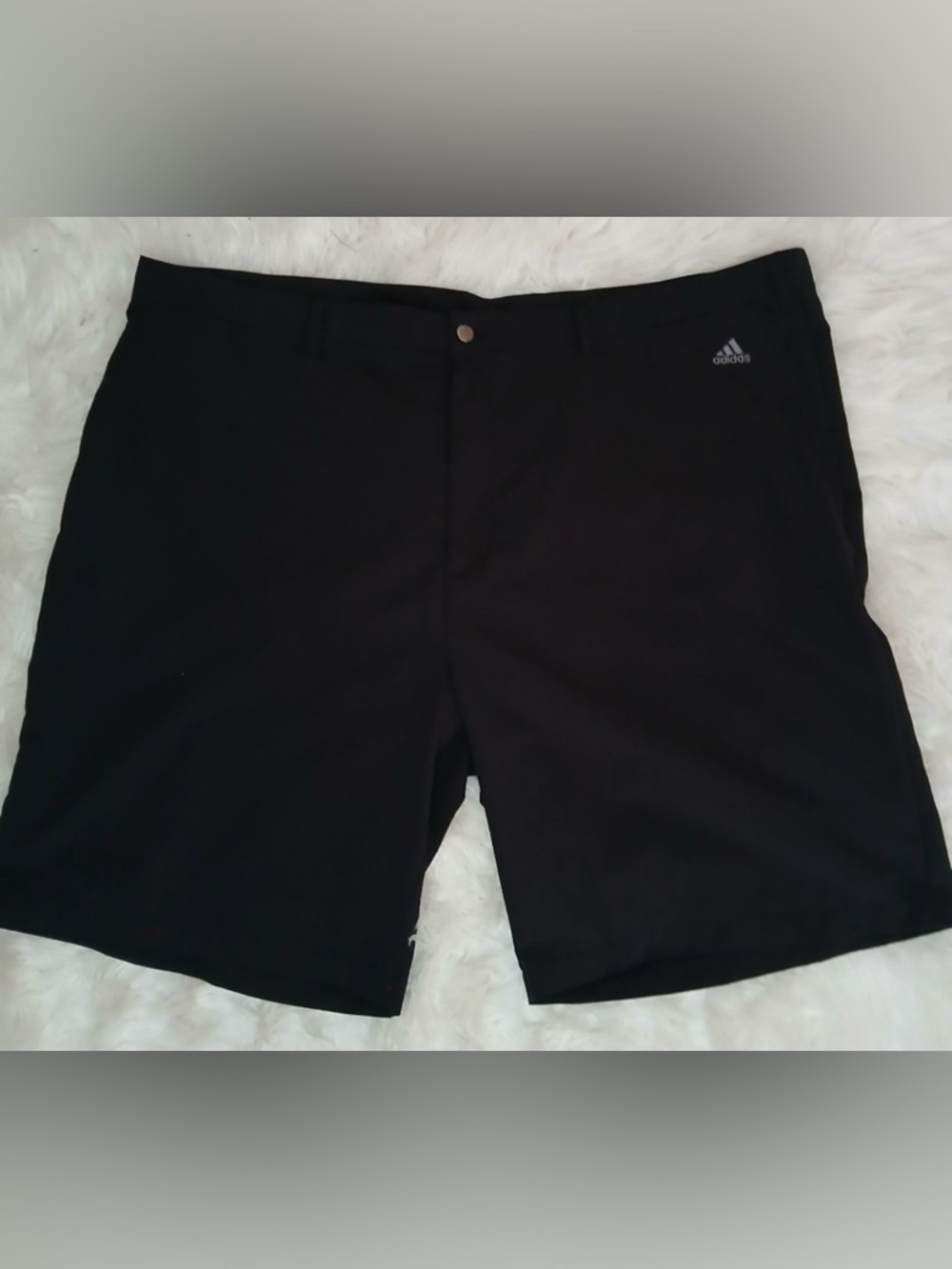Men's Adidas Black and Gray Lightweight Performance Golf Shorts